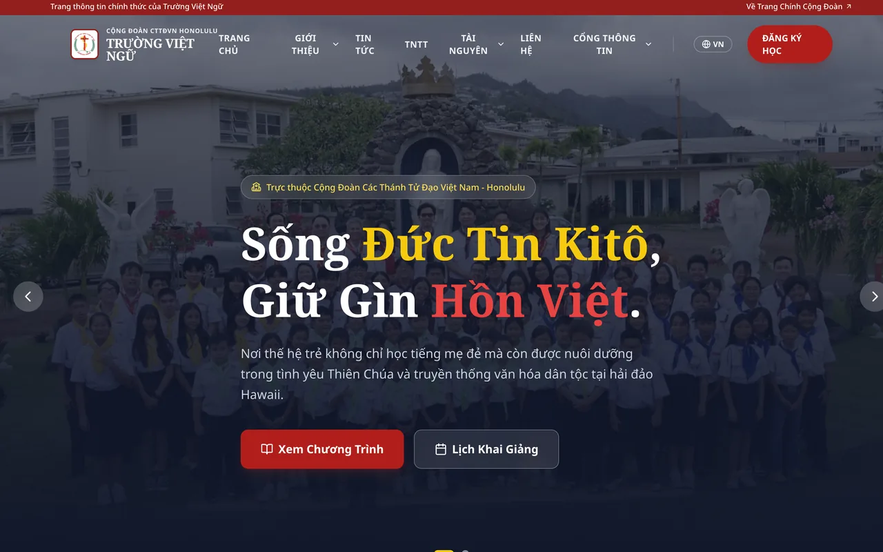Truong Viet Ngu website, built by Pacific Pulse AI